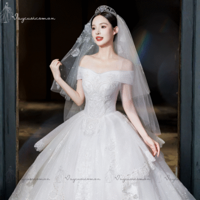 Váy Cưới Dáng Công Chúa Lộng Lẫy
