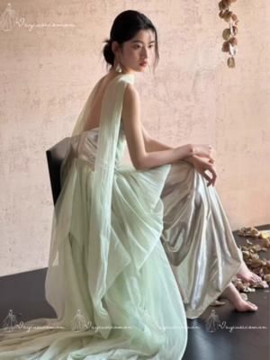 VC73, DDT8 Váy Cưới – Váy Dạ Hội Không Dây Tinh Tế Kiểu Pháp 2