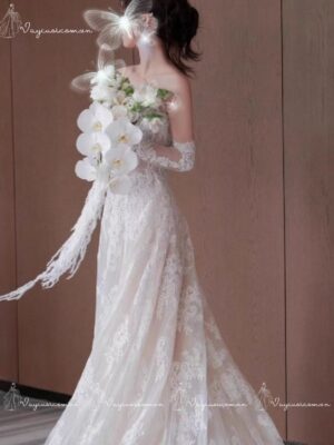 Váy cưới ren cao cấp vc36 2