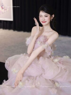 VC99 Công Chúa Hồng Đính Hoa 3D 4