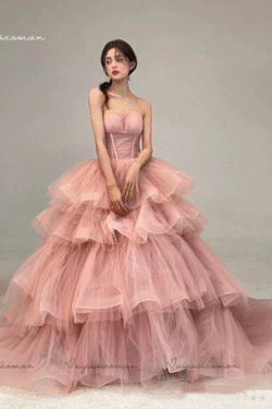 Váy Dạ Hội Tầng Lớp Tulle