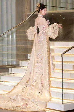 Váy Cưới Hoàng Kim Cổ Phong