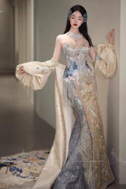 Váy Cưới Cổ Phong Ánh Nguyệt VC2 Ảnh 4