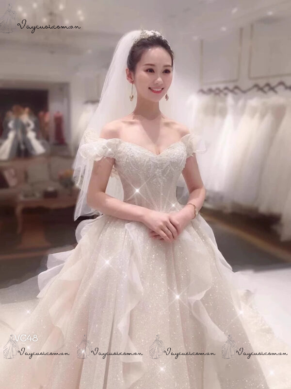 VC48 Váy Cưới Big Size Công Chúa Lộng Lẫy 4