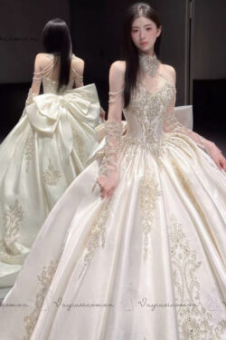 VC4 Váy Cưới Công Chúa Cao Cấp – Thiết Kế Hoàng Gia, Sang Trọng & Lộng Lẫy