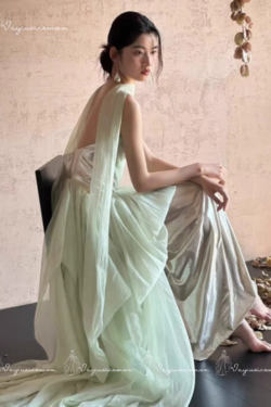 VC73, DDT8 Váy Cưới – Váy Dạ Hội Không Dây Tinh Tế Kiểu Pháp 2