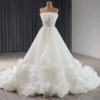 VC76 Váy Cưới Ruisimei Bridal – Tuyệt Tác Hoa 3D Không Dây Cao Cấp ( Váy đặt may riêng) 4