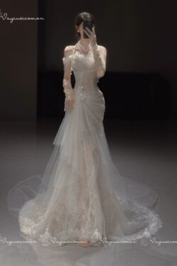 VC103 Váy Cưới Ren Pháp Nhẹ Nhàng 4