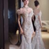 VC104 Váy Cưới Đuôi Cá Lấp Lánh 1