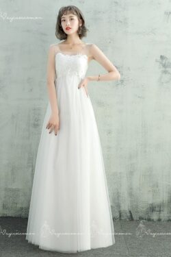 VC93 Váy Cưới Cạp Cao Nhẹ Nhàng 7