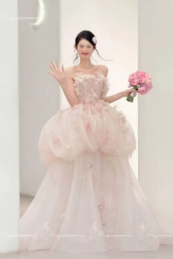 VC99 Công Chúa Hồng Đính Hoa 3D 2