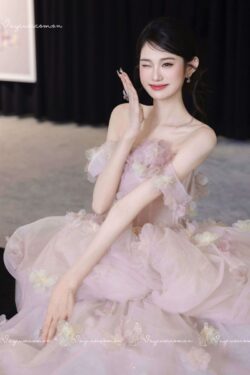 VC99 Công Chúa Hồng Đính Hoa 3D 4