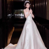 Váy Cưới Công Chúa A-Line Lụa Satin